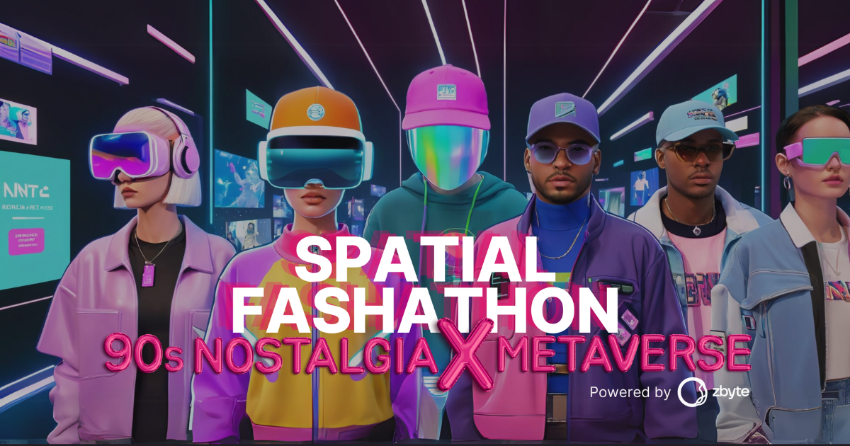 Join The F* Word’s Spatial Fashathon, an epic digital fashion showdown that you won't want to miss! It's the 90s meet the Metaverse!