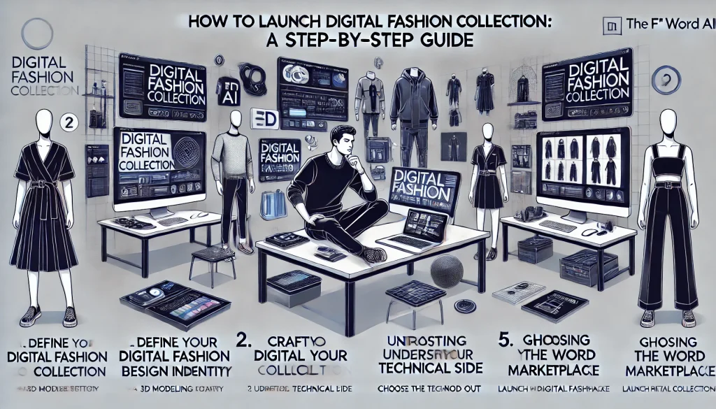 Want to launch digital fashion collection? This guide walks through how to define your brand, choose the right platform, and successfully launch in the exciting world of digital fashion.